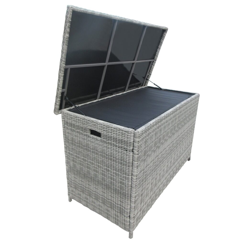 Tenby Rattan Style Garden Storage Box 5056771098291 2